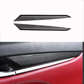 4ШТ Чехлов для внутренней отделки дверей из настоящего сухого углеродного волокна для Maserati Levante 2016 года выпуска