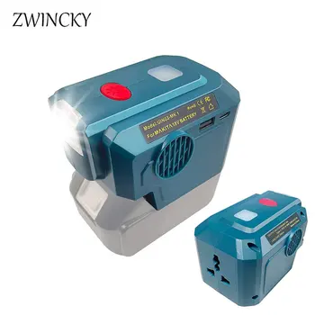 ZWINCKY 200W Power Inverter Наружные генераторы 110V/220V Модифицированный синусоидальный портативный источник питания Зарядное устройство Адаптер для Makita 18V