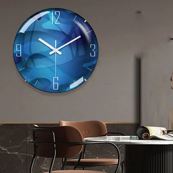 Скандинавские Цифровые Часы Настенные Минималистичные Большие Бесшумные Часы Для Дома В Оригинальной Комнате Предметы Часового Искусства Orologio Da Parete Live Home Decor