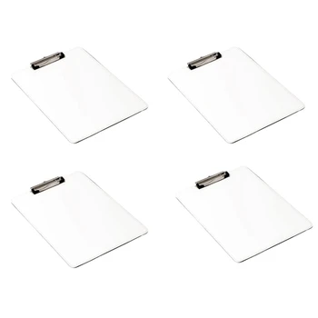 4ШТ Сублимационных пустых папок для документов Папки для документов из искусственной кожи для листов формата A4/Letter
