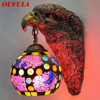 Современный настенный светильник OUFULA Eagle, Персонализированный и креативный светильник для украшения гостиной, спальни, прихожей, бара