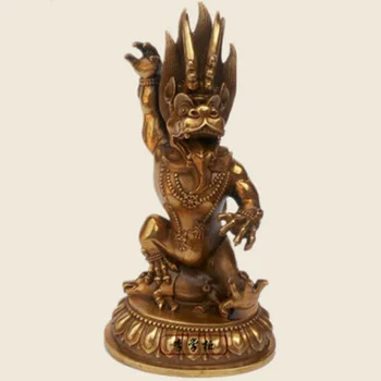 22-сантиметровая статуя Будды, Зверь, Благоприятный Страж, Повелитель зверей, защитник