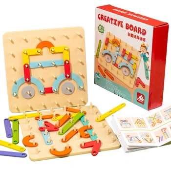 Красочная игрушка-головоломка для координации движений рук и глаз, игрушка для логического рассуждения
