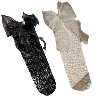 Сетчатые чулки для маленьких девочек, кружевные носки принцессы для маленьких девочек, носки-тюбики для малышей P31B