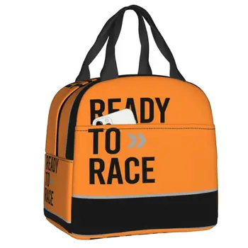 Изготовленная на заказ сумка для ланча, готовая к гонке, женская Теплая сумка-холодильник, изолированный ланч-бокс для детей, Школа, работа, Еда, сумки для пикника