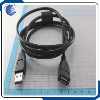 1 шт. USB-шина Весь медный провод USB-удлинитель Черная полоса Щит 1 М Мульти USB2.0