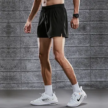 Спортивные шорты Мужские Летние тонкие шорты для марафона по бегу, быстрая легкая атлетика, баскетбольные штаны для фитнеса