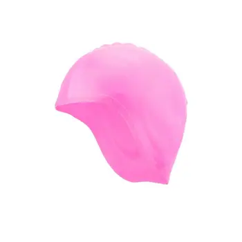 Шапочка для плавания монохромная силиконовая шапочка для плавания Нейлоновый материал Портативное оборудование для плавания Гибкая Хорошая эластичность Экологичная