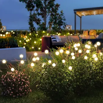Садовые фонари-Новые модернизированные фонари Firefly на солнечных батареях, уличные водонепроницаемые садовые фонари Vibran для декорации
