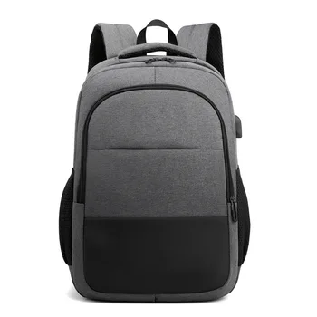 Высококачественный рюкзак для зарядки через USB, мужской черный нейлоновый рюкзак, Большие рюкзаки для ноутбуков, мужской школьный рюкзак Mochilas для подростков и мальчиков