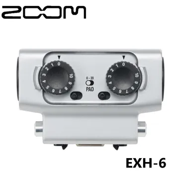 Оригинальный капсульный микрофон Zoom EXH-6 с двойным XLR/TRS комбинированным входом для портативных цифровых рекордеров H5, H6, U-44, F4 и F8