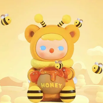 Pucky HoneyBear Overseas Ограниченная Серия Elevator Kawaii Фигурки Аниме-Героев Игрушки Милая Коллекция Настольных Моделей Для Мальчиков Подарки На День Рождения