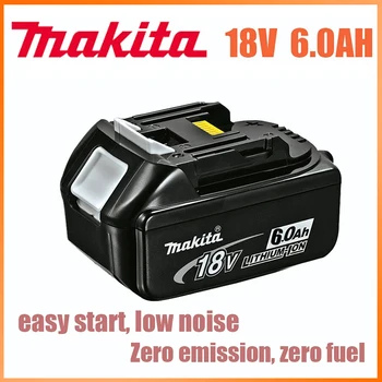 Makita Original 18VMakita 6000 мАч Литий-ионная Аккумуляторная батарея 18VDrill Сменные Батареи BL1860 BL1830 BL1850 BL1860B