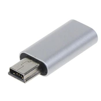 Адаптер USB C для подключения к Mini USB для спутниковой навигации, переходник длиной 2,8 см