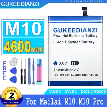 4600 мАч Аккумулятор GUKEEDIANZI Для Мобильного Телефона Meilai M10Pro M10 Pro Большой Мощности Bateria