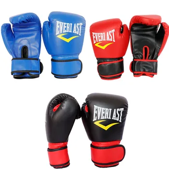 боксерские перчатки на 10 унций, высококачественные боксерские перчатки из искусственной кожи, Дышащие Перчатки для ММА, Утолщенные Защитные перчатки для борьбы с Санда