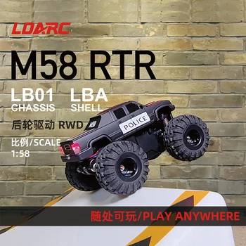 Радиоуправляемый автомобиль LDARC M58 RTR 2,4 ГГц 1/58 MINI Mirco RC Электрическая модель автомобиля с дистанционным управлением Для взрослых и детей Настольные игрушки