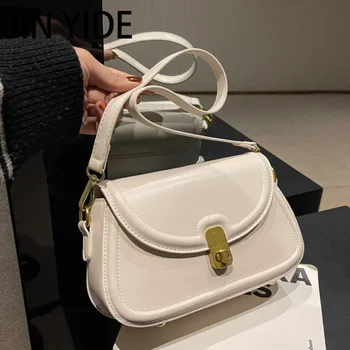 Однотонная женская сумка подмышками, сумка через плечо, повседневная сумка-мессенджер, кошелек для мобильного телефона, роскошная брендовая дизайнерская женская сумка
