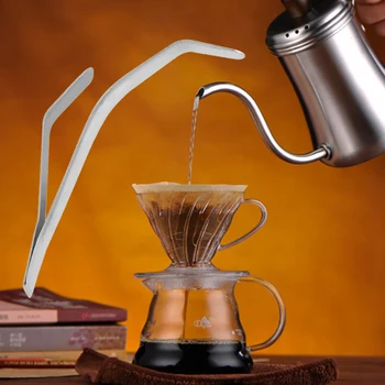 Регулирующий Фитинг Кофейного Носика Направляет Воду Капельная Кофейная Посуда из Нержавеющей Стали Кофейный Аксессуар для Любителей Кофе