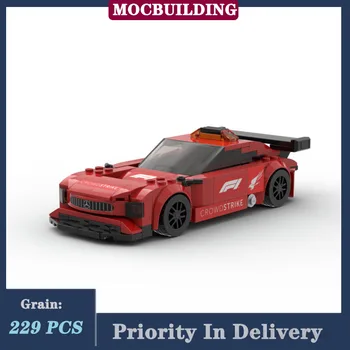 MOC City Car Модель спортивного автомобиля Building Block Assembly F1 Игрушка для мальчика в подарок на День рождения