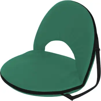 Портативное многофункциональное регулируемое кресло-реклайнер Stadium Seat by (темно-зеленый)
