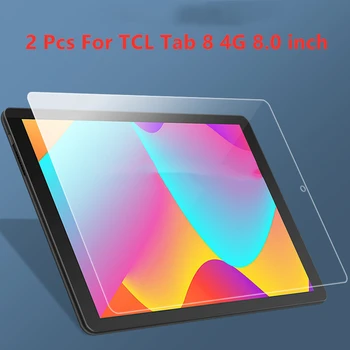 2шт Закаленное стекло для планшета 9H для защиты экрана планшета TCL Tab 8 4G 8,0 дюймов