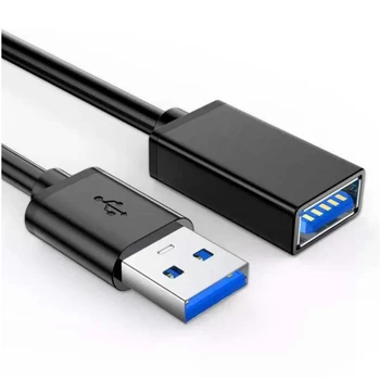 Линия питания USB-устройства С прямой головкой, удлинитель USB3.0, Шнур с переключателями, Удлинитель для USB-светильника Оптом