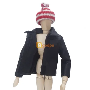 Кожаная куртка Комплект одежды для Рождественской куклы-эльфа Аксессуары для декора своими руками Детская кукла Игрушка в подарок