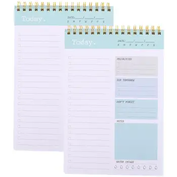 2шт ежедневник Блокнот Маленький блокнот для планирования Ежедневник планировщик (A5)