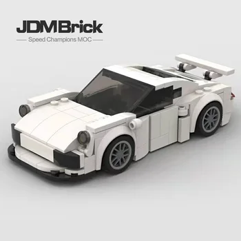 Домашний строительный блок MOC Вдохновленный Креативным Набором игрушек для мальчиков Подарочный Спортивный автомобиль Cayman GT4 Гоночный автомобиль