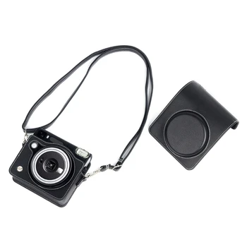 Чехол для камеры PU, сумка для камеры через плечо, удобная для путешествий, для камер SQ40
