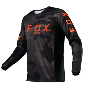 Рубашки для мотоциклов FOX RIDE RACING Майо Для Мотокросса MTB Camiseta Enduro Велоспорт Джерси Для Скоростного Спуска Одежда Для Горных Велосипедов BMX MX