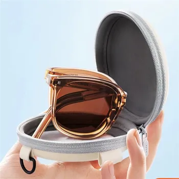 Модные Складные Квадратные солнцезащитные очки Женские Солнцезащитные очки большого размера Мужские Ретро Черные солнцезащитные очки Оттенки Goggle UV400 Oculos De Sol
