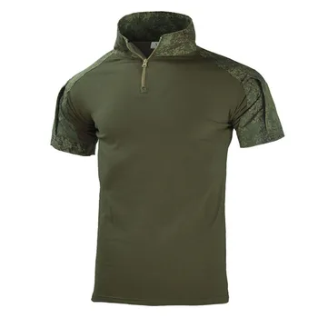 Костюм лягушки, тактическая боевая футболка с короткими рукавами, армейский фанат CS, тактическая русская камуфляжная рубашка, верхняя одежда