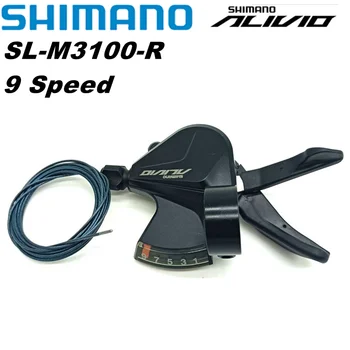 SHIMANO Alivio 9 speed SL M3100 Правый Rapidfire Plus Зажим рычага переключения передач 9v MTB Bike shifter