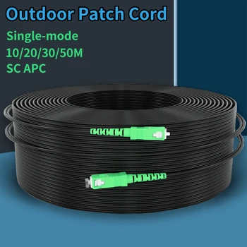 Оптоволоконный наружный патч-корд SC APC к SC APC FTTH Single Mode Simplex fiber Optical Drop Cable Patch SCU-SCU