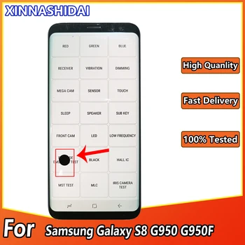 Совершенно новый Для Samsung Galaxy S8 G950 G950F G950FD ЖК-дисплей с Сенсорным Экраном Digitizer в сборе с Дефектом Для Samsung S8 Screen