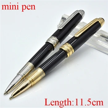 роскошная черная шариковая ручка MB mini Roller, канцелярские принадлежности для бизнеса, модный бренд, карманные шариковые ручки