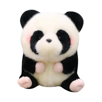 Плюшевые куклы-панды с плюшевым наполнителем из полипропиленового хлопка, мягкие куклы-панды, спящий компаньон, Декоративное украшение для сувенира для ребенка, малыша