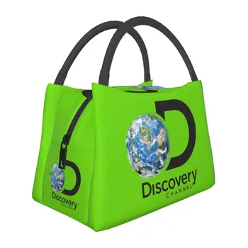 Термоизолированная сумка для ланча Discovery Channel для телешоу Science Портативная сумка для ланча для офиса, еды на открытом воздухе, коробки для еды