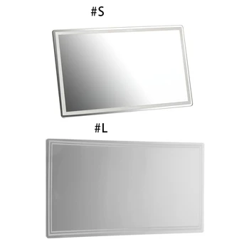 Подставка для зеркала с солнцезащитным козырьком 4,3x2,5 дюйма/ 5,9x3,1 дюйма из нержавеющей стали высокой четкости