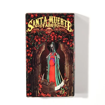 Карты Санта Муэрте таро 78 листов нестандартная игровая колода Таро Oracle карты игры в формате PDF руководства