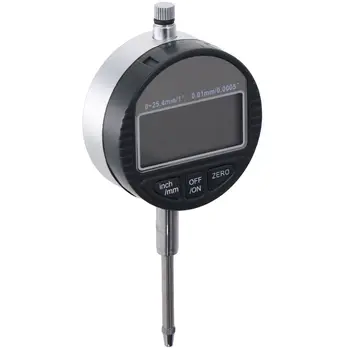 Электронный цифровой циферблат 0-1 дюйма / 25,4 мм Серебристо-серый Цифровой индикатор преобразования дюймов / метрик