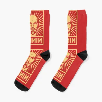 Винтажные носки Lenin SovietPropaganda хоккейные зимние носки мужские мужские носки