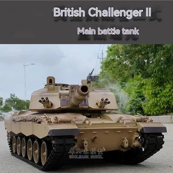 1:16 Henglong 2,4 Г Британский Челленджер 2 Электрический Основной боевой танк с дистанционным управлением Инфракрасный Симулятор войны Военная модель Игрушки