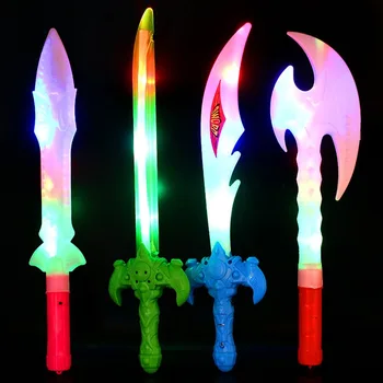 Высококачественные светодиодные игрушки с подсветкой Sword, мигающие палочки, Дизайнерские Принадлежности для вечеринок в ночном клубе, Аксессуары для подарков детям на День рождения