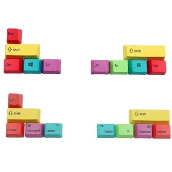 10 клавиш, колпачки с гравировкой для клавиш MAC, колпачки для механической клавиатуры Cherry MX