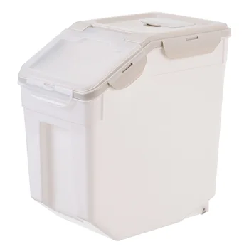 10 кг/15 кг/20 кг Высококачественная Рисовая коробка, Полипропиленовое ведро для риса с мерным стаканом, Пластиковый контейнер для хранения риса