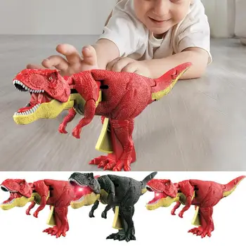 Игрушки-динозавры с подсветкой, имитирующие звук, модель животного, Фигурка динозавра, игрушки для пресса, украшение для дома, Милая расслабляющая игрушка