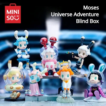MINISO Blind Box, Приключенческая модель Вселенной Мозеса, Таинственное украшение для дома, сюрприз, подарок на день рождения, Детская игрушка, Рождество